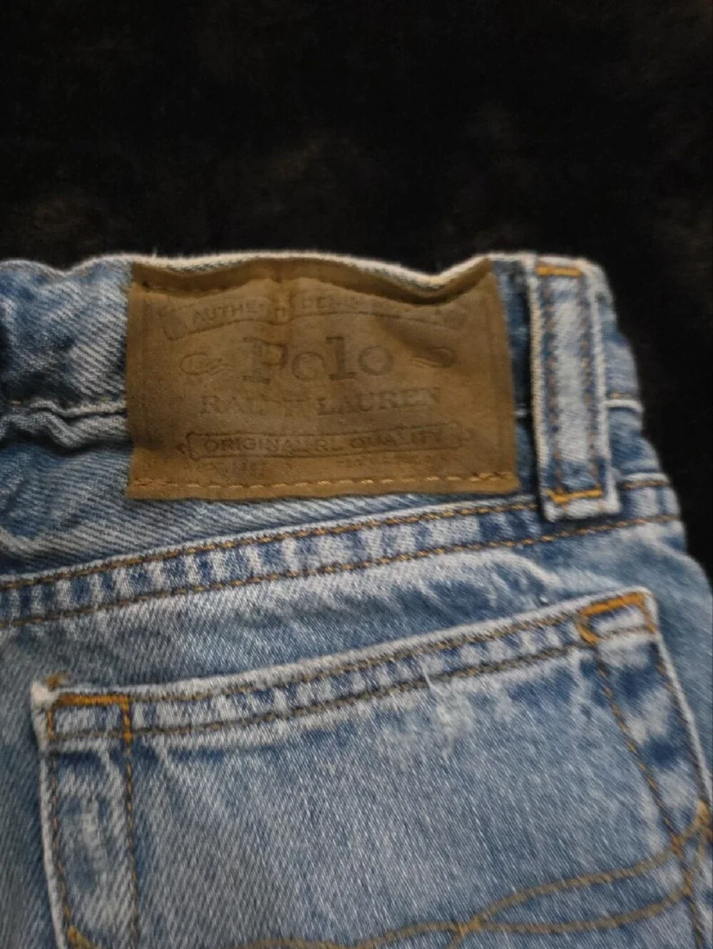 Ralph Lauren Light Blue Distressed Kids Jeans